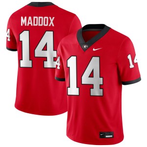 Adrian Maddox UGA Bulldogs Men Stitched College Football #14 Jersey - Red