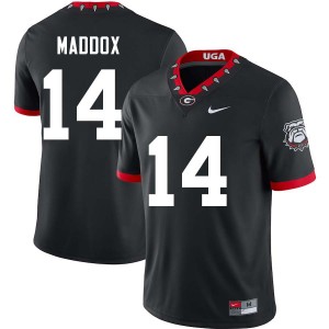 Adrian Maddox Georgia Mens #14 Game College Football Jersey - 100th Anniversary Black