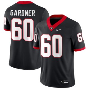 Beau Gardner Georgia Men's University #60 College Football Jersey - Black