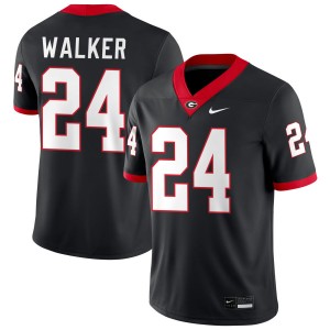 Bo Walker Georgia Bulldogs #24 Mens High School College Football Jerseys - Black