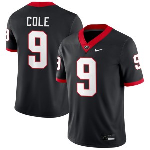 Chris Cole UGA Men's #9 Limited College Football Jerseys - Black