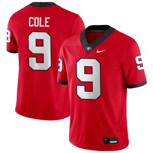 Chris Cole Georgia Official #9 Men College Football Jerseys - Red