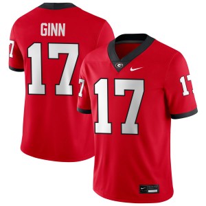 Colter Ginn Go Dawgs College Football 2025 Men #17 Jersey - Red