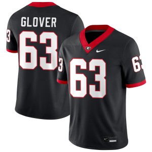 Dontrell Glover Dawgs Men's College Football #63 Stitched Jersey - Black