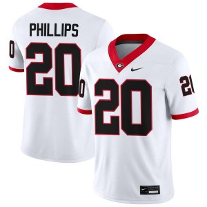 Dwight Phillips Jr. Georgia College Football High School #20 Men Jerseys - White