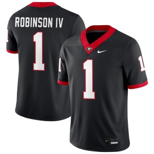 Ellis Robinson IV Georgia #1 Mens High School College Football Jersey - Black