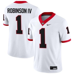 Ellis Robinson IV UGA College Football Men's #1 Alumni Jerseys - White