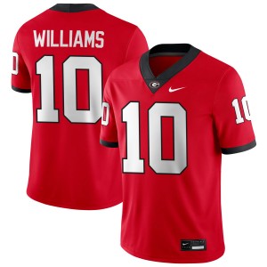 Elyiss Williams Georgia 2025-26 College Football Mens #10 Jerseys - Red