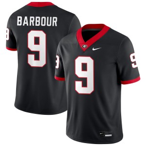 Ethan Barbour Dawgs #9 College Football Official Mens Jersey - Black