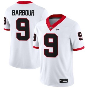 Ethan Barbour UGA College Football Men's #9 Official Jerseys - White