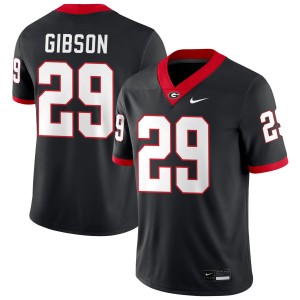 Isaiah Gibson Go Dawgs University College Football Mens #29 Jerseys - Black
