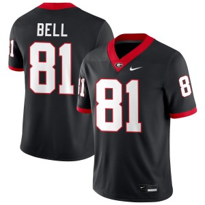 Jeremy Bell UGA College Football #81 Mens Stitched Jersey - Black