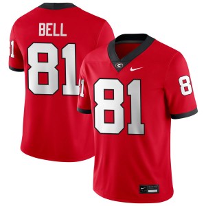Jeremy Bell University of Georgia 2025 #81 College Football Men's Jersey - Red
