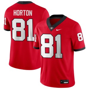 Josh Horton UGA Men's Player #81 College Football Jerseys - Red