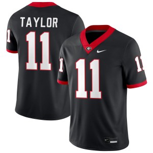 Talyn Taylor University of Georgia Mens #11 2025 College Football Jerseys - Black