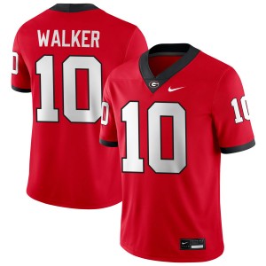 Zayden Walker Georgia #10 College Football Game Men Jersey - Red