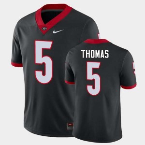 Noah Thomas Georgia Bulldogs Men's #5 College Football Alumni Jersey - Black
