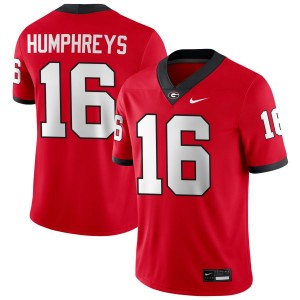 London Humphreys UGA Bulldogs Mens Stitched #16 College Football Jerseys - Red