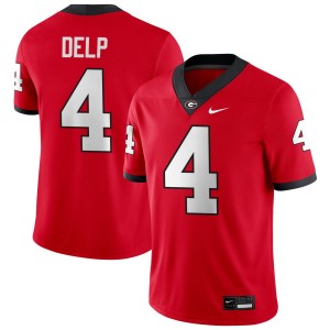 Oscar Delp University of Georgia #4 College Football Mens University Jersey - Red