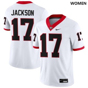 Dan Jackson UGA Women College Football 2025-26 #17 Jersey - White