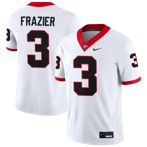 Nate Frazier Georgia Bulldogs #3 Men High School College Football Jerseys - White