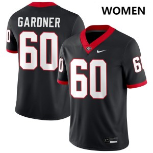 Beau Gardner Georgia Women #60 College Football University Jerseys - Black