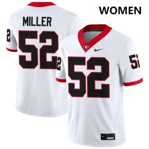 Christen Miller University of Georgia College Football Limited #52 Women's Jersey - White