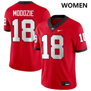 Elo Modozie University of Georgia Women Alumni College Football #18 Jerseys - Red