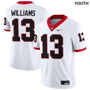 Mykel Williams Georgia Youth 2025 College Football #13 Jersey - White