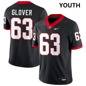 Dontrell Glover Dawgs Limited Youth #63 College Football Jersey - Black