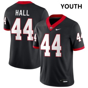 Jordan Hall UGA Embroidery #44 College Football Youth Jerseys - Black