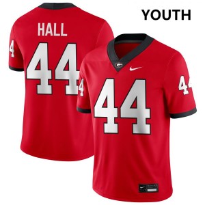 Jordan Hall Go Dawgs 2025-26 College Football #44 Youth Jerseys - Red