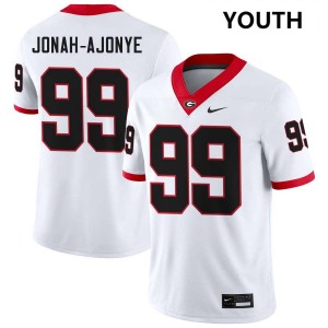 Joseph Jonah-Ajonye Georgia Bulldogs Youth College Football #99 High School Jersey - White