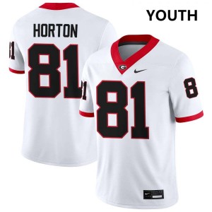 Josh Horton Georgia #81 College Football Youth NCAA Jerseys - White