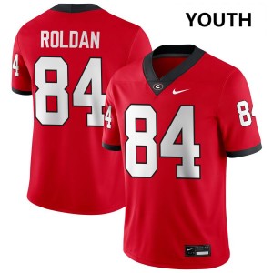Landon Roldan Go Dawgs Youth College Football NCAA #84 Jersey - Red