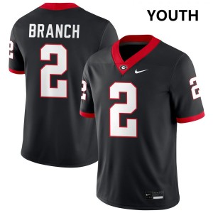 Zion Branch Georgia Youth #2 Alumni College Football Jersey - Black