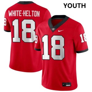 Sacovie White-Helton University of Georgia Youth Limited College Football #18 Jerseys - Red
