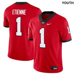 Trevor Etienne Dawgs #1 2025-26 Youth College Football Jersey - Red